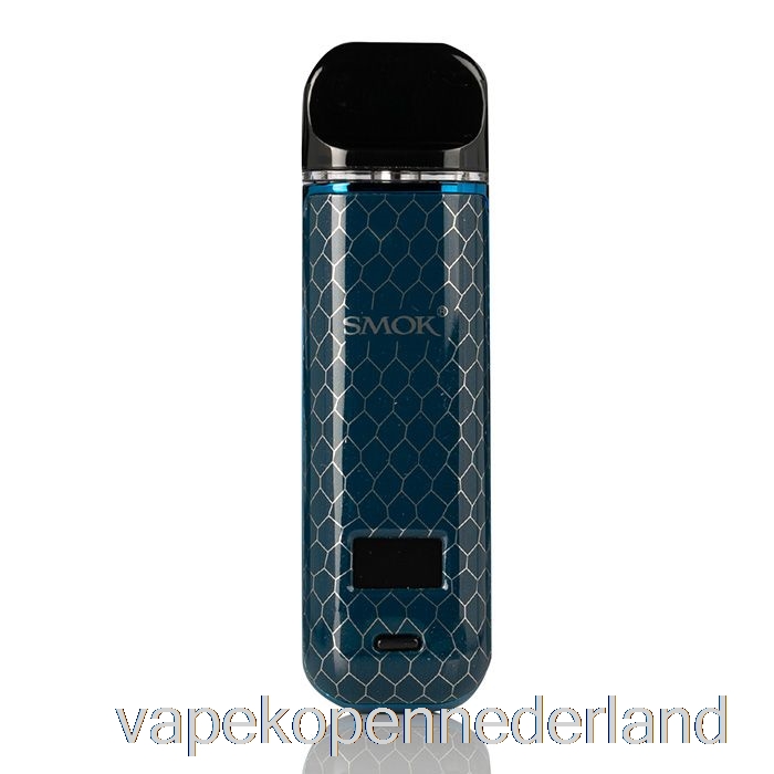 Elektronische Sigaret Vape Smok Novo X 25w Pod-systeem Blauwe Cobra